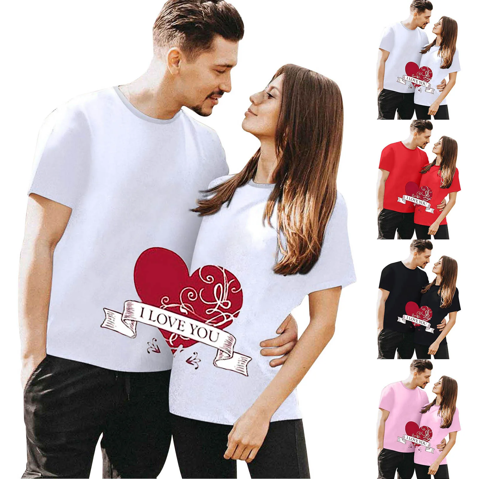 

Couples Creative New Trend Short Sleeve Advanced Stitching T-shirt 3D Digital Printing Factory Direct Sales Harajuku Streetwear