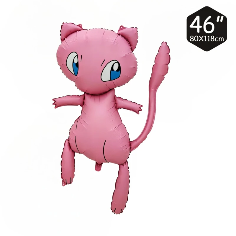 Pokemon-Serie Ballon 3D Große Größe Niedlicher Pikachu Charizard Mew Anime-Figur Ballon Partydekoration Zubehör Spielzeug Produkte Geschenk