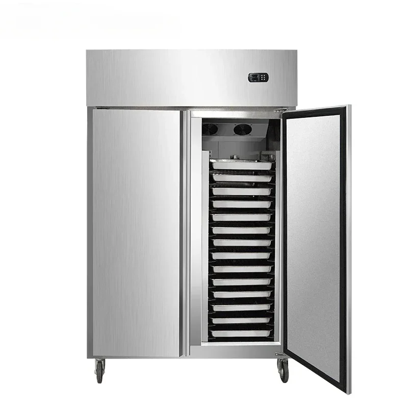 Minus 40 Degree Industrial Deep Freezer With No Frost Double Door Single-Temperature Style 1360*1100*2150mm