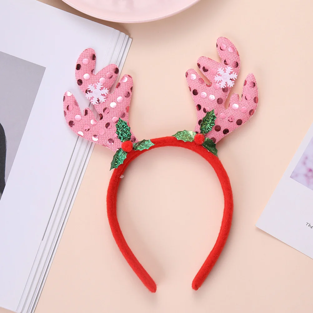 

6 Pcs Wide Headbands Thick Gold Decoration Antler for Women Deer Antlers Cute Hair Hoops