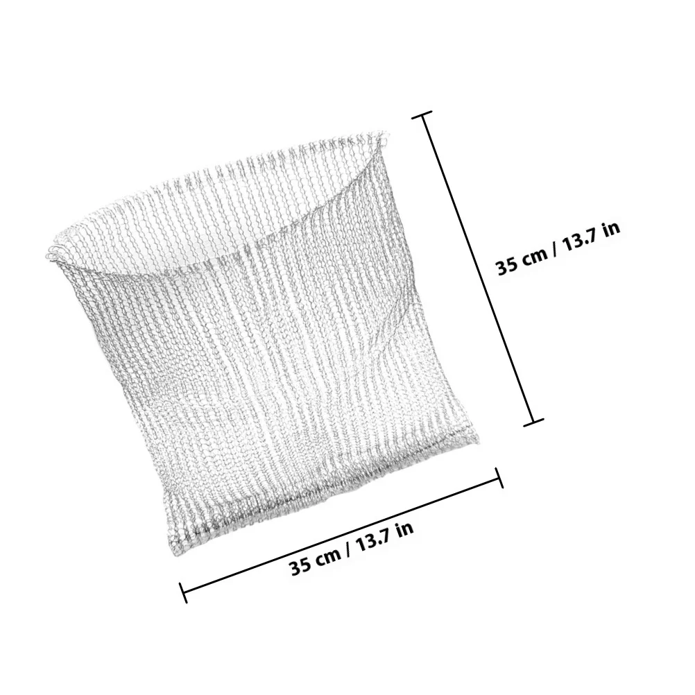 حقيبة شبكية معدنية من الفولاذ المقاوم للصدأ حامي جذر النبات لحديقة الخضار زهرة مكافحة الفئران غوفر فولي حماية البستنة