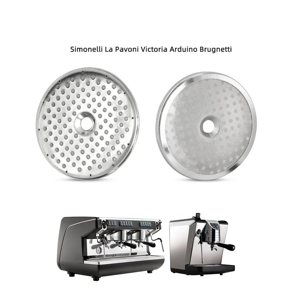 56.5mm Round Stainless Steel Dispersion Screen Compatible With For Nuova For Simonelli  Systems For Steady Flow