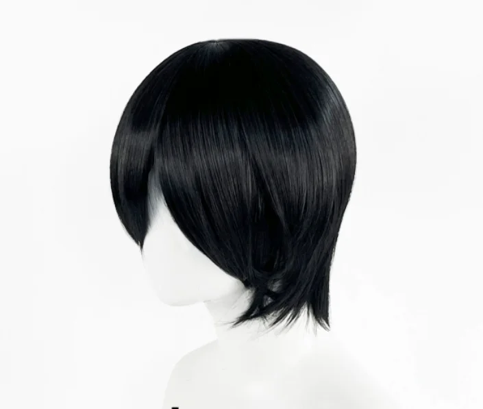 Bob corto Mikasa Ackerman pelo sintético liso Bob corto peluca mujeres negras uso diario Bob corto pelucas rectas fiesta Cosplay