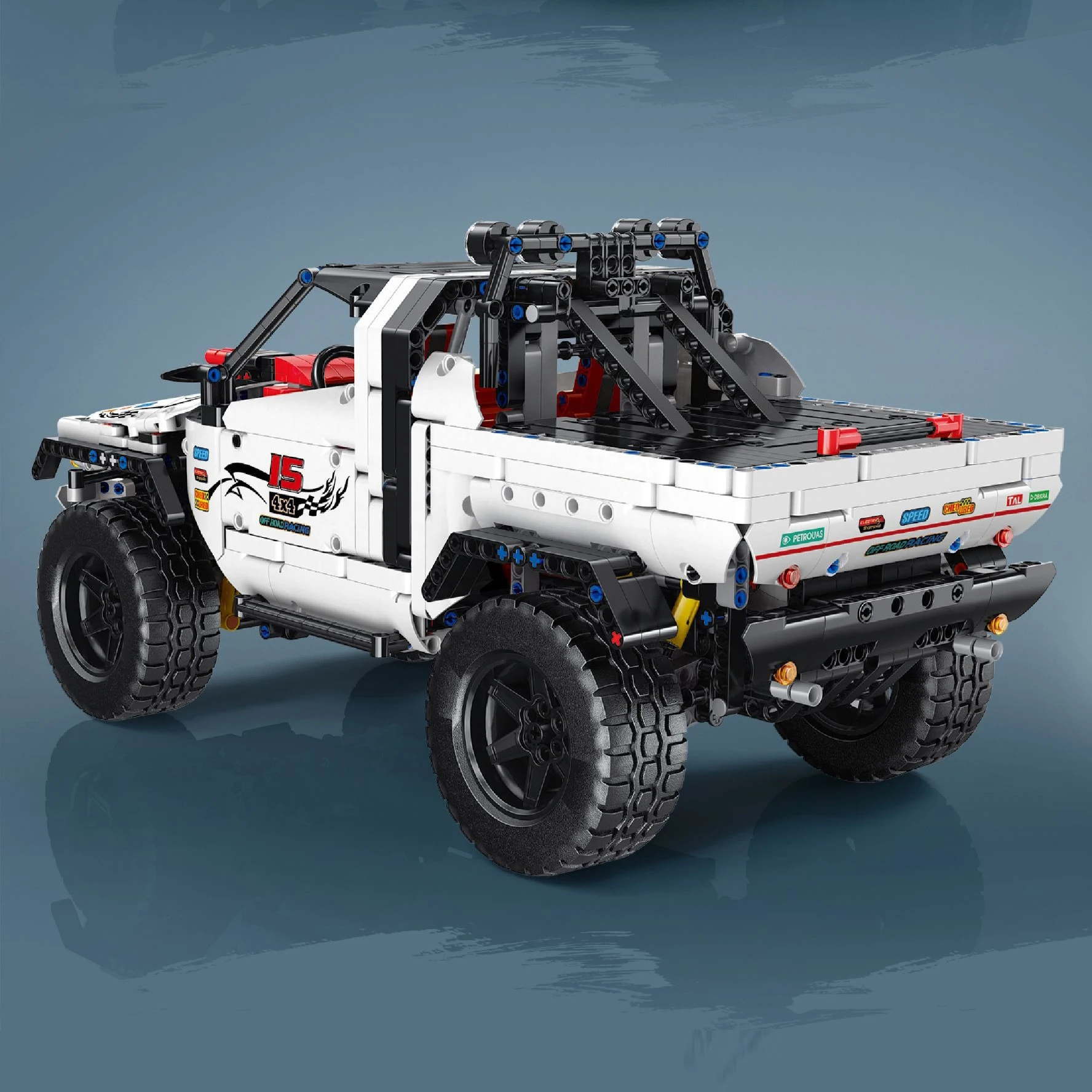 Bloques de Construcción de Vehículos Todoterreno de 2013 Piezas con Control Remoto, Función de Potencia 4WD, Juguete de Construcción de Automóviles Técnicos, Regalo para Niños