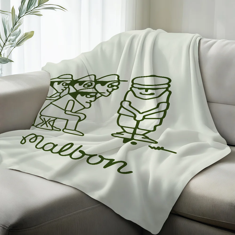 Brand M-Malbon-N Golf Blanket Suitable For Sofas Beds Offices Cars Outdoor Travel An Ideal Gift For Friends Family