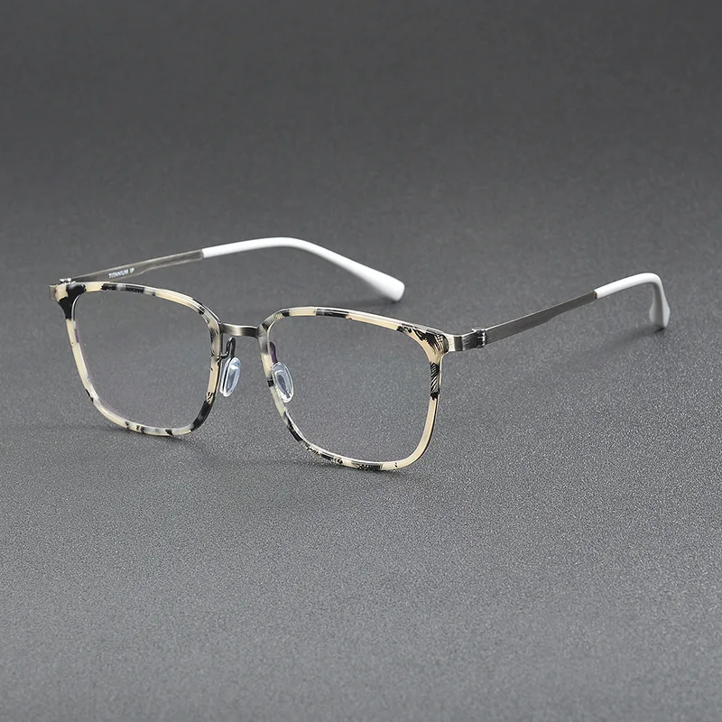 

Colorful Fashion Round Titanium Glasses Frame Women optical Myopia Presbyopia prescription Retro eyewear Customization Logo