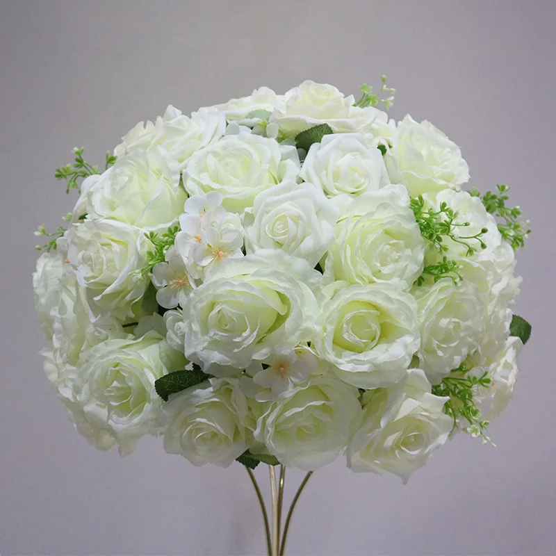 35/40/50 Customizable Artificial Flower Ball Wedding Banquet Background Decorative Table Center Road Flower Ball Rose Hydrangea