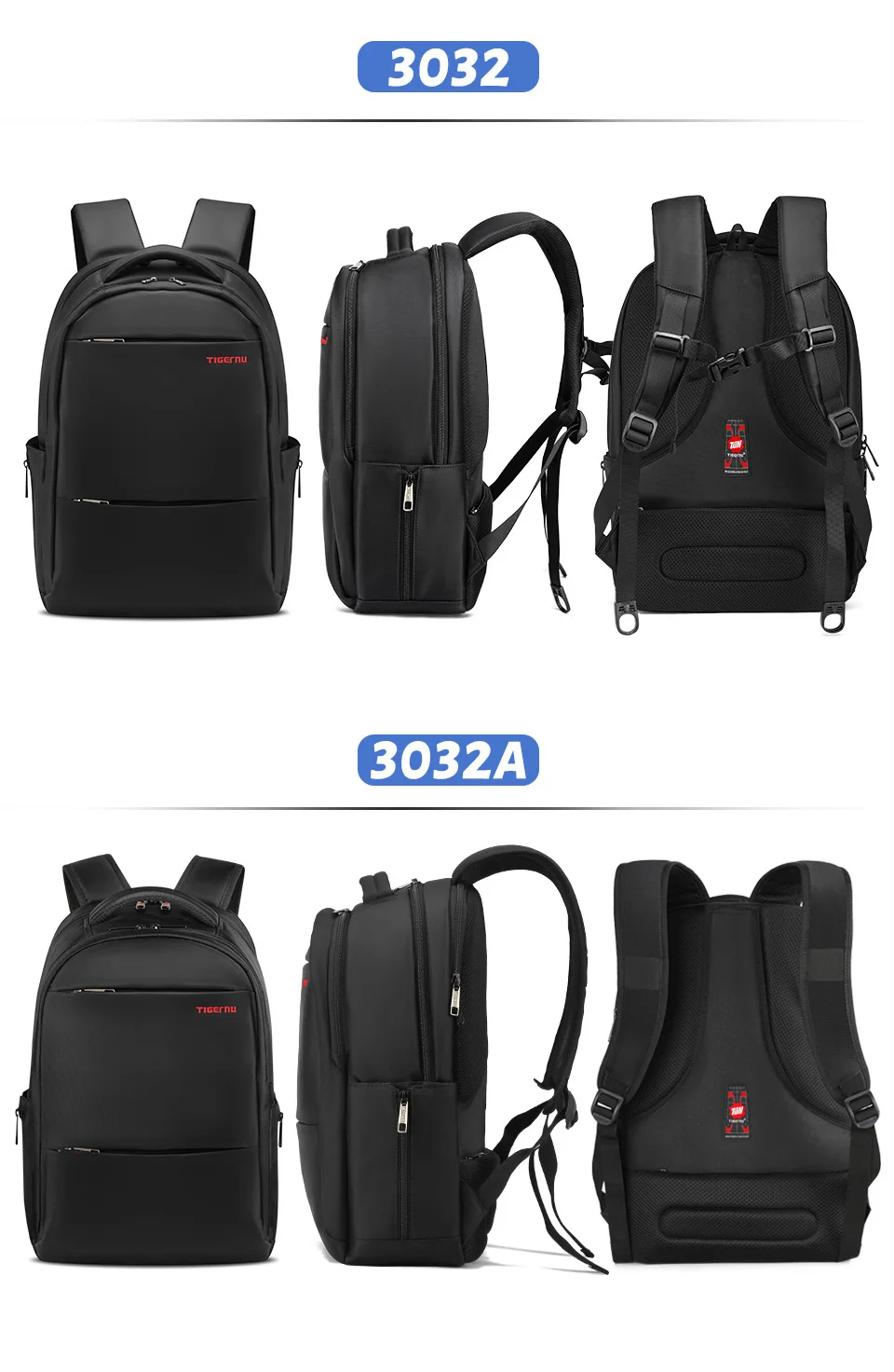 Tigernu Herren Rucksack 15 17 19 Zoll Laptop Rucksack für Männer für Frauen Business Rucksack Schultasche Reiserucksack Taschen Rucksack – Detail 18