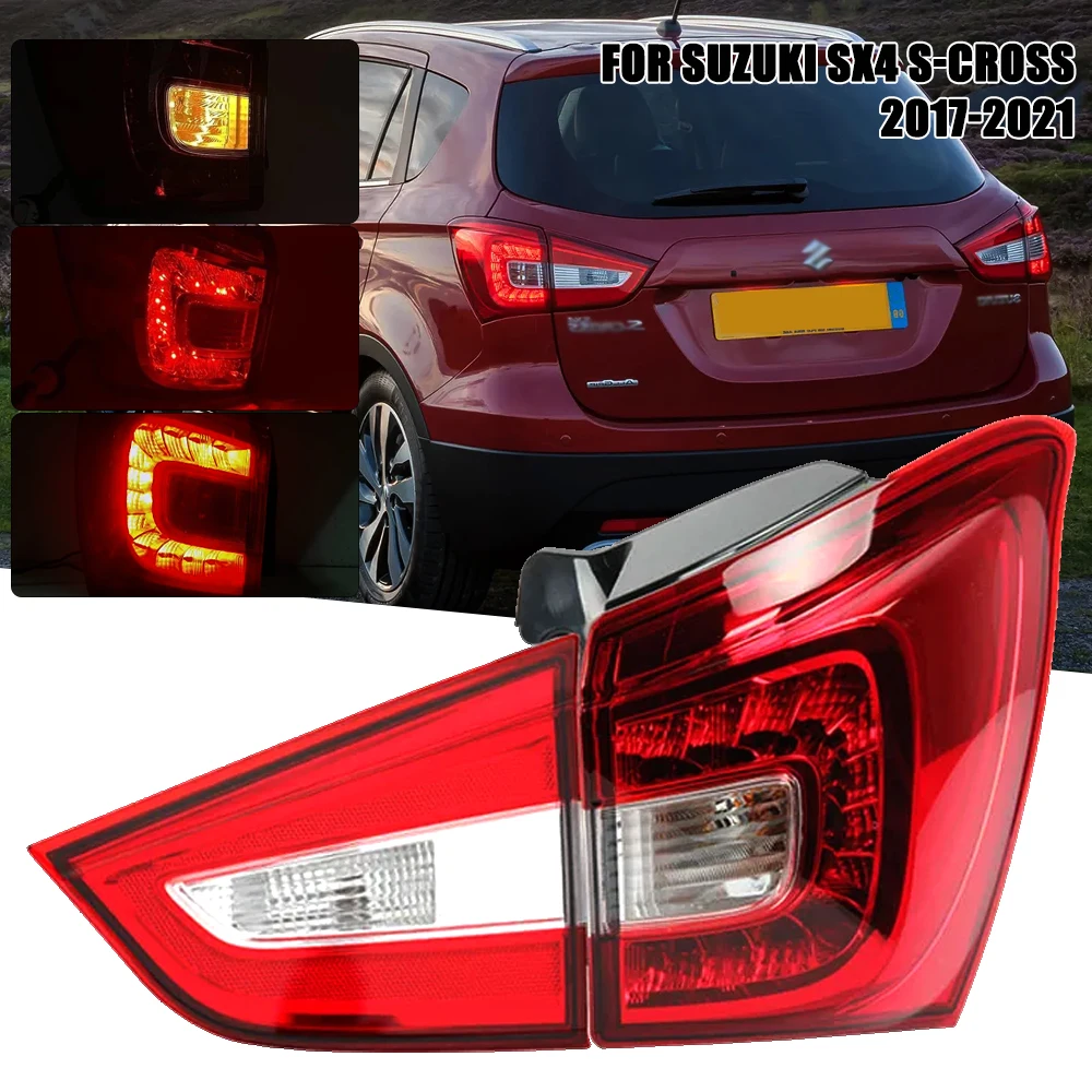

Светодиодный задний фонарь для Suzuki SX4 S-CROSS 2017 2018 2019 2020 2021, автомобильный сигнальный стоп-сигнал, сигнальная лампа на бампере