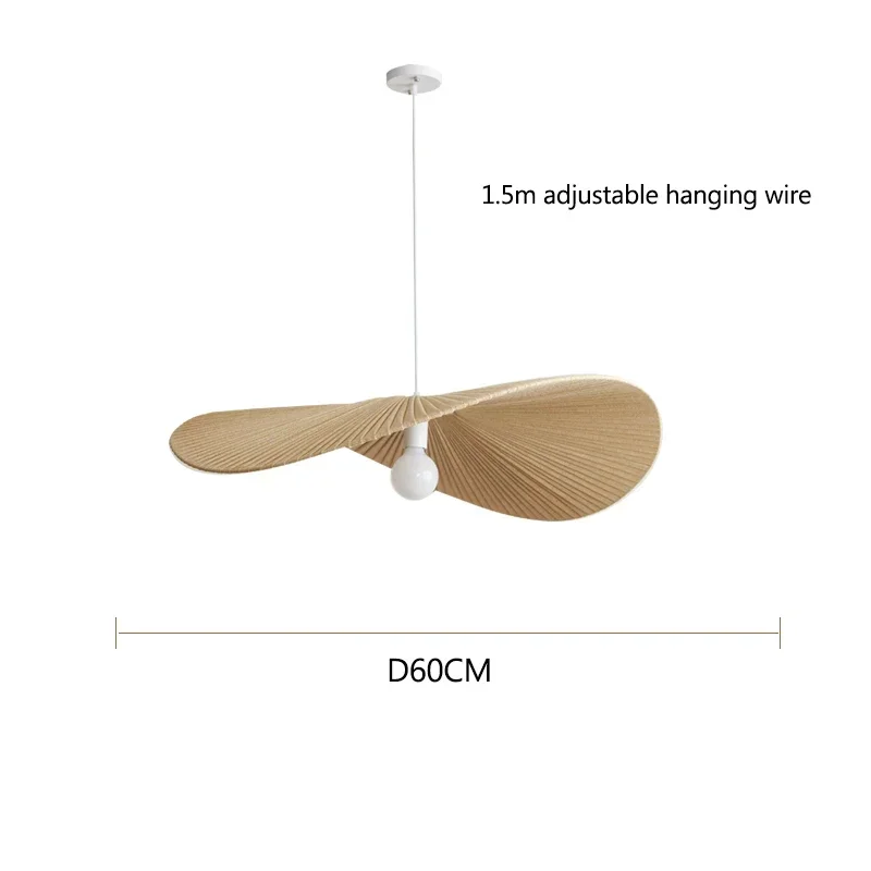 Nordic Minimalistische Stof Hoed Hanglampen Woonkamer Eetkamer Slaapkamer Decoratie thuis Kroonluchter Balkon Hanglampen Armaturen