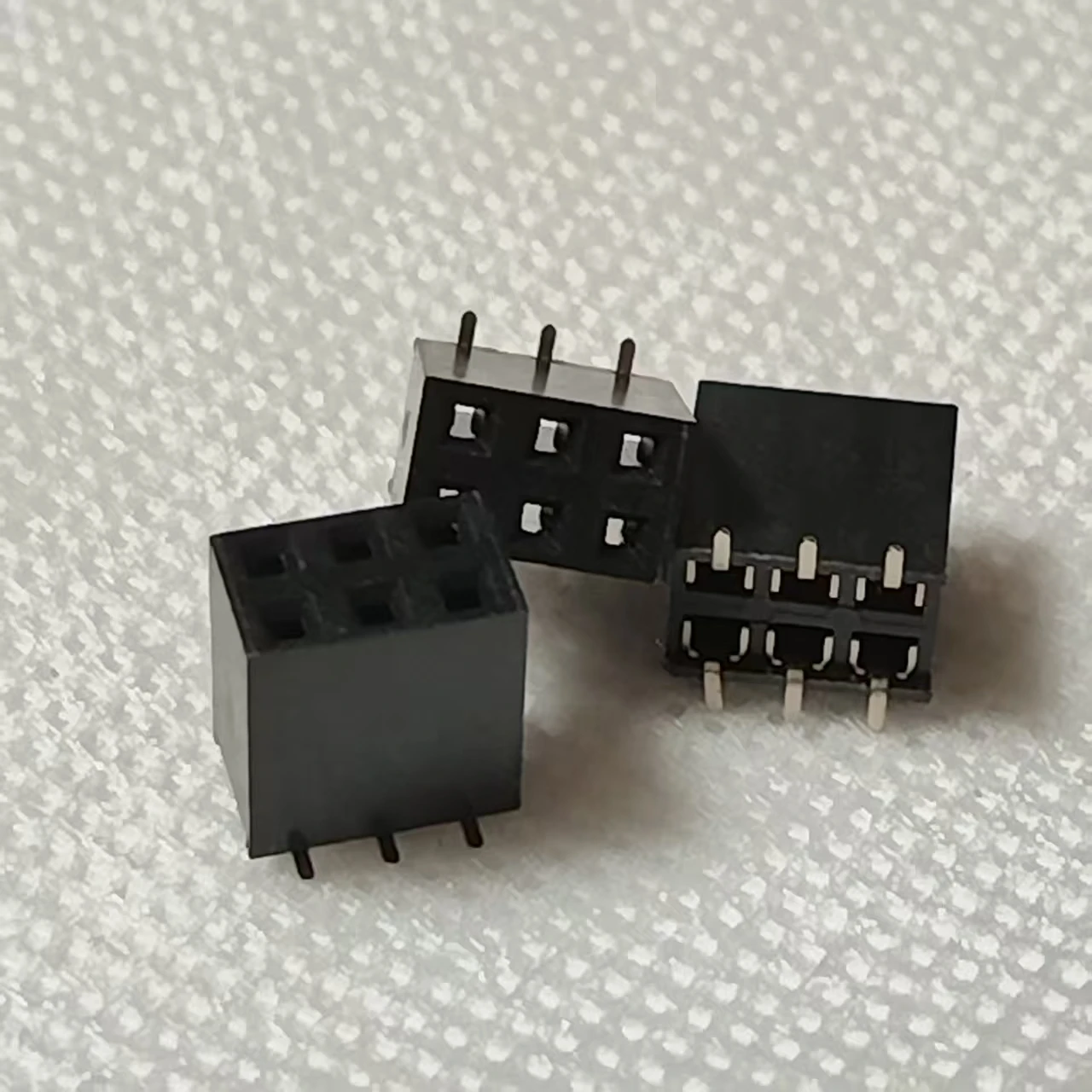 10PCS SMD Connector,SMT Connector SMT Socket, SMD Header Female 2.54MM pitch 2X2P-40P, gold plating, high temperature resistant
