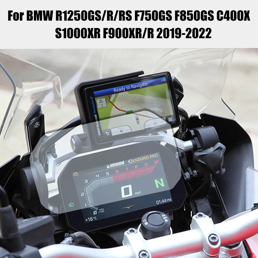 2024 For BMW R1250GS ADV Adventure Cluster Scratch Protection Film Screen Protector TPU R1250 R RS F750GS F850GS F900R/XR C400X
