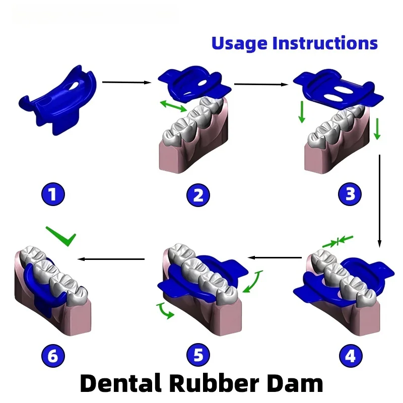 5/10/15Pcs Dental Molding Sheet Set: Mini Rubber Dam Sheets, Heat-Resistant and Sterilizable, Oral Health Materials