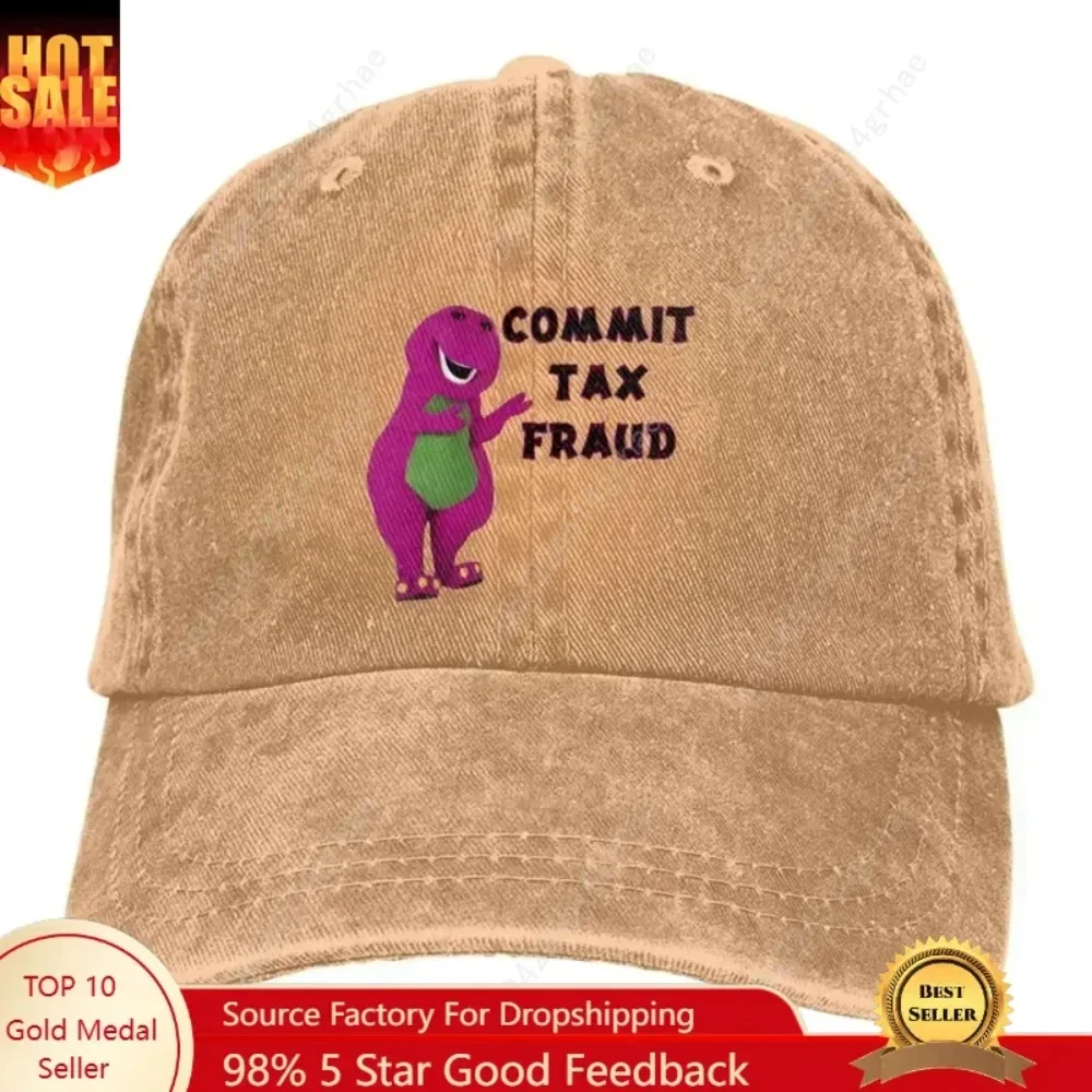 

Y2K Color Dad Hats Commit Tax Fraud Women's Hat Sun Visor Baseball Caps Animal Peaked Cap
