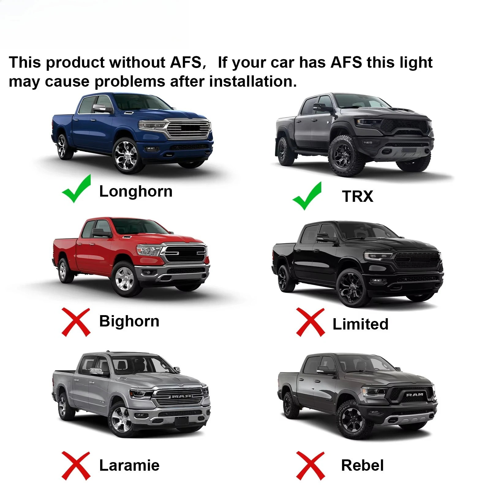 Factory Direct Sale LED Automotive Headlights for 2019-2022 Dodge Ram 1500 TRX LED Automotive Headlight view 4