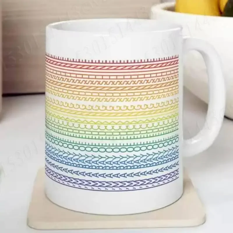 350ML Hidden Swear Message Ceramic Coffee Cups Funny Message Coffee Mug Modern Mug Drinkware Cups And Mugs Friends Unique Gift