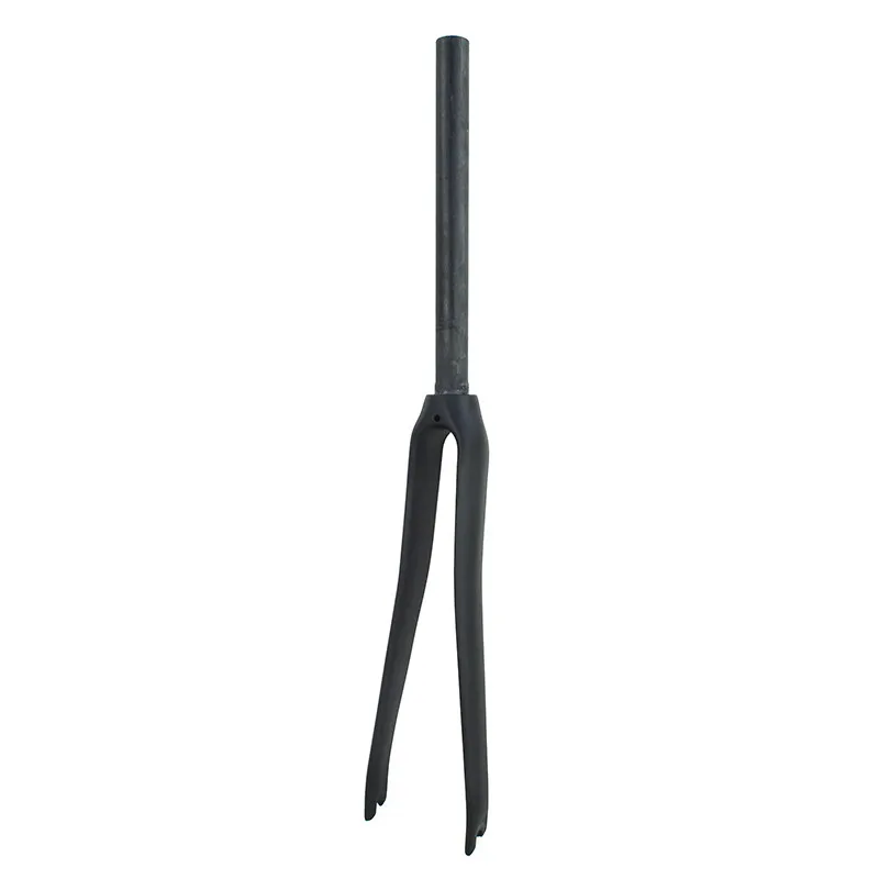 Klasyczny rower szosowy 700C z ostrym kołem, rower torowy, błyszczący/matowy, w całości wykonany z włókna węglowego 3K/UD/12K, widelec rowerowy. — 2