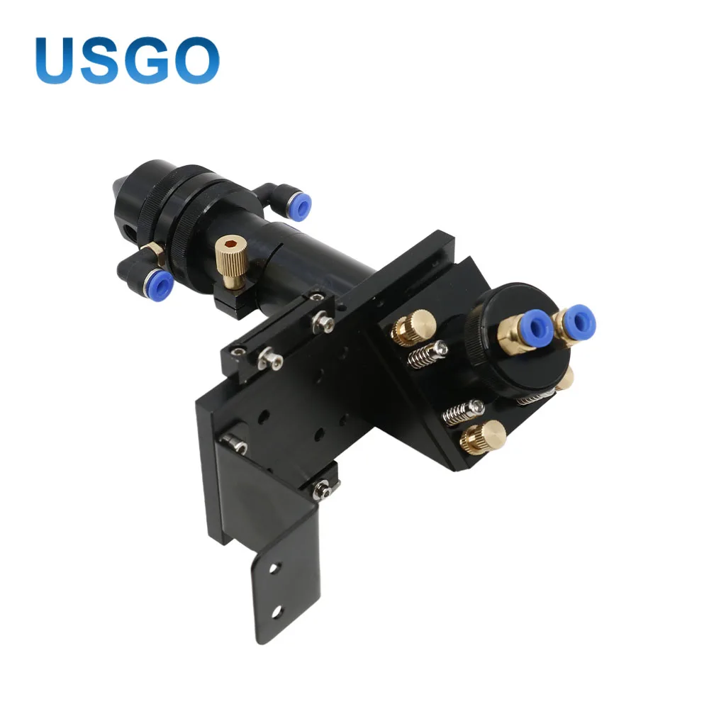 

CO2 Laser Head Set 25mm with Water Cooling Interface Mirror Dia. 30/Lens Dia. 25 FL 63.5&101.6 Integrative Mount Holder