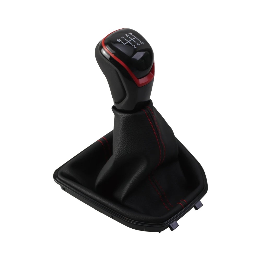 Manual Gear Shift Knob with Mounting Bracket for For Caddy 4 IV MK4 (2015-2019) and (2003-2010) 6-Speed Transmission