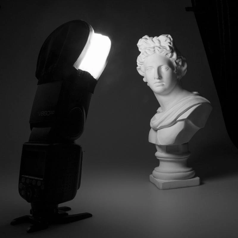 초상화 사진의 균형 잡힌 조명을위한 2 개의 소프트 플래시 디퓨저의 Q5WA 팩