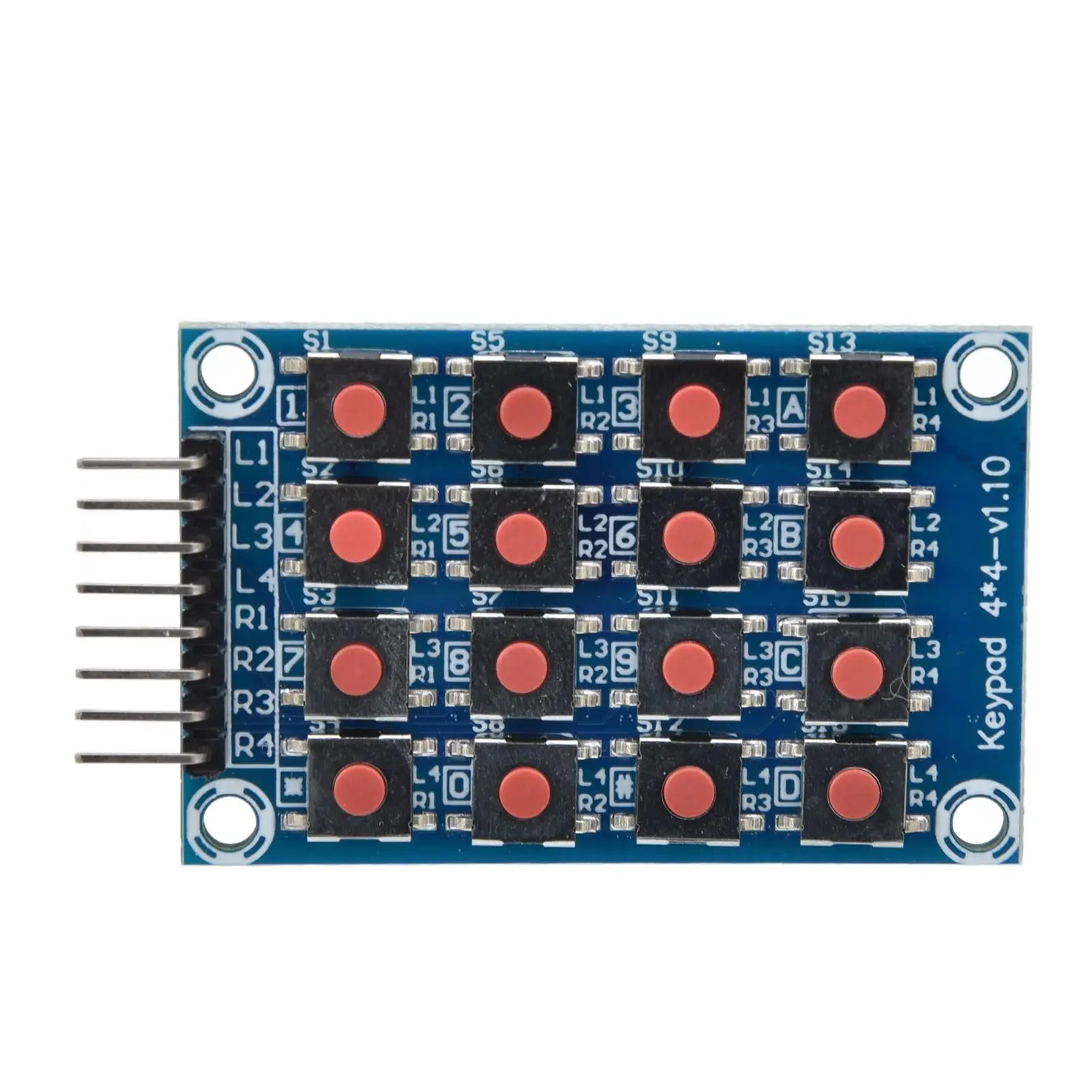 16-Key 4x4 Array Keyboard Switch MCU Expansion Module - for electrical Control