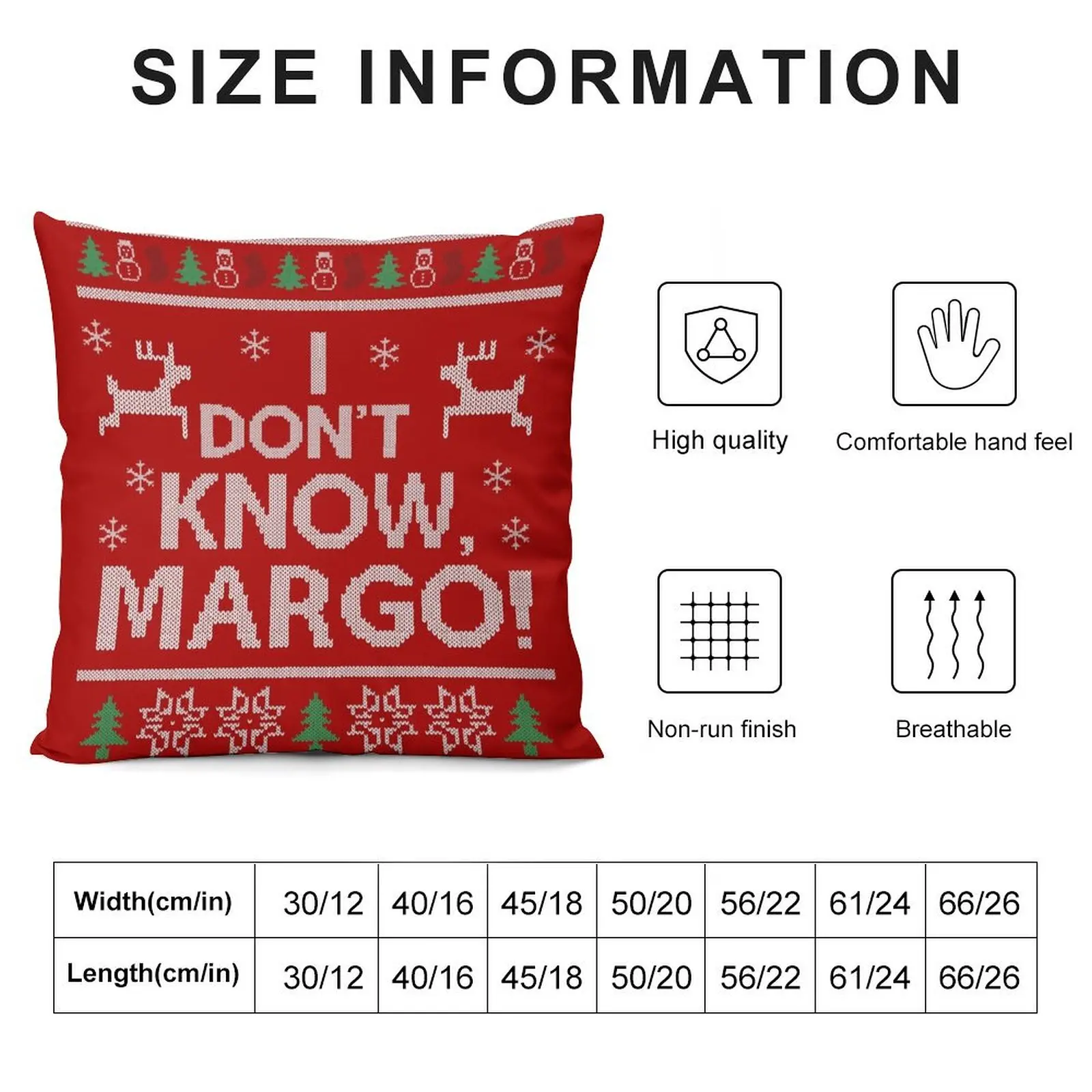 I don't know, Margo! Throw Pillow Pillows Aesthetic Cushion Covers For Living Room pillow