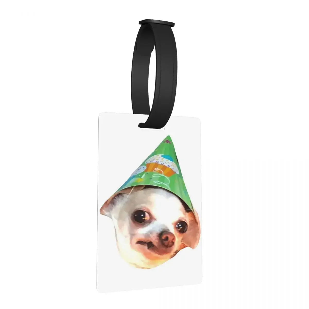 

Tiktok чихуахуа собака багажные бирки аксессуары для чемодана дорожный портативный багаж посадочная бирка держатель этикетки ID имя адреса