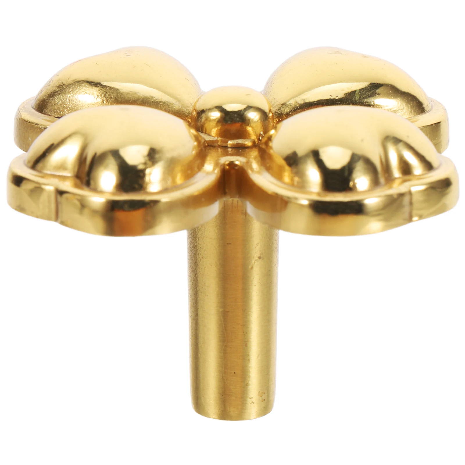 

Brass Golden Drawer Pulls Four Leaf Clover Shaped Decorative Cabinet Handles Vintage Knobs For Kitchen Bathroom Bedroom