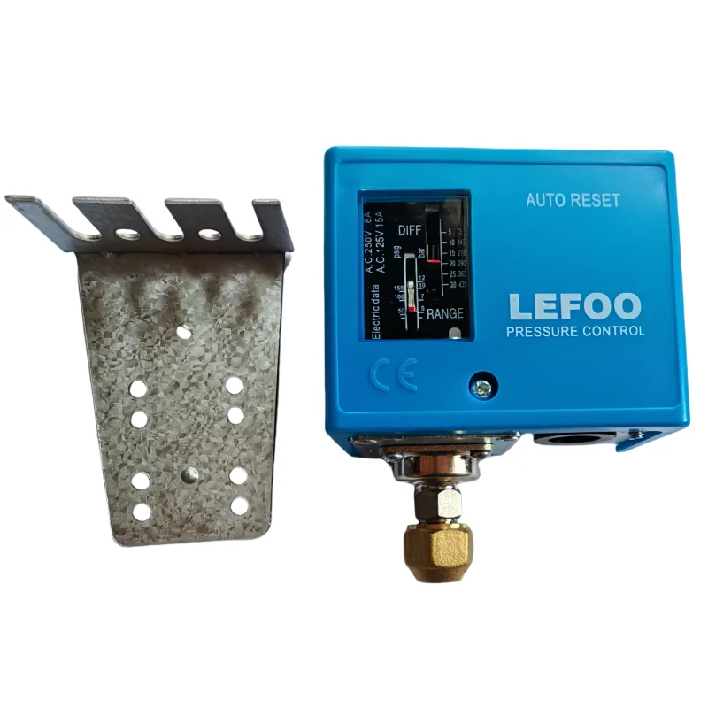 Picture 6: LEFOO 12-220V Refrigeration Pressure Switch for Water, Oil, Gas 2-30Bar Refrigerant Controller for Refrigerated Dryer
