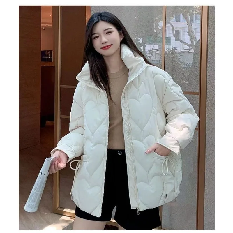 Oversized Parkas Women Autumn Winter Jackets 2023 Korean Streetwear Windproof Thick Warm Puffer Jacket Hooded Buttons Coat