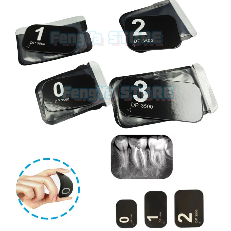 Size 0 1 2 3 Dental Phosphate Plate X-Ray Scanner Imaging Plate With/No Magnetic for Dental KAVO FUSSEN Digital Imaging System