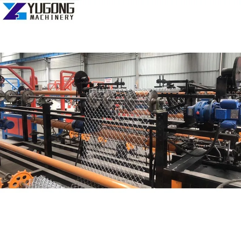 Automatic PLC Metal Wire Mesh Chain Link Fence Weaving Making Machine Wire Mesh Making Machine/Chain Link Fence Making Machine