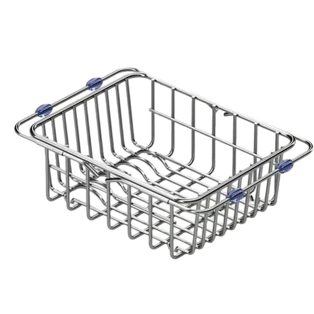 Countertop Dish Drainer Stainless Steel Dish Rack For Washing Dishes Stable Structure Design Space Saving Solution