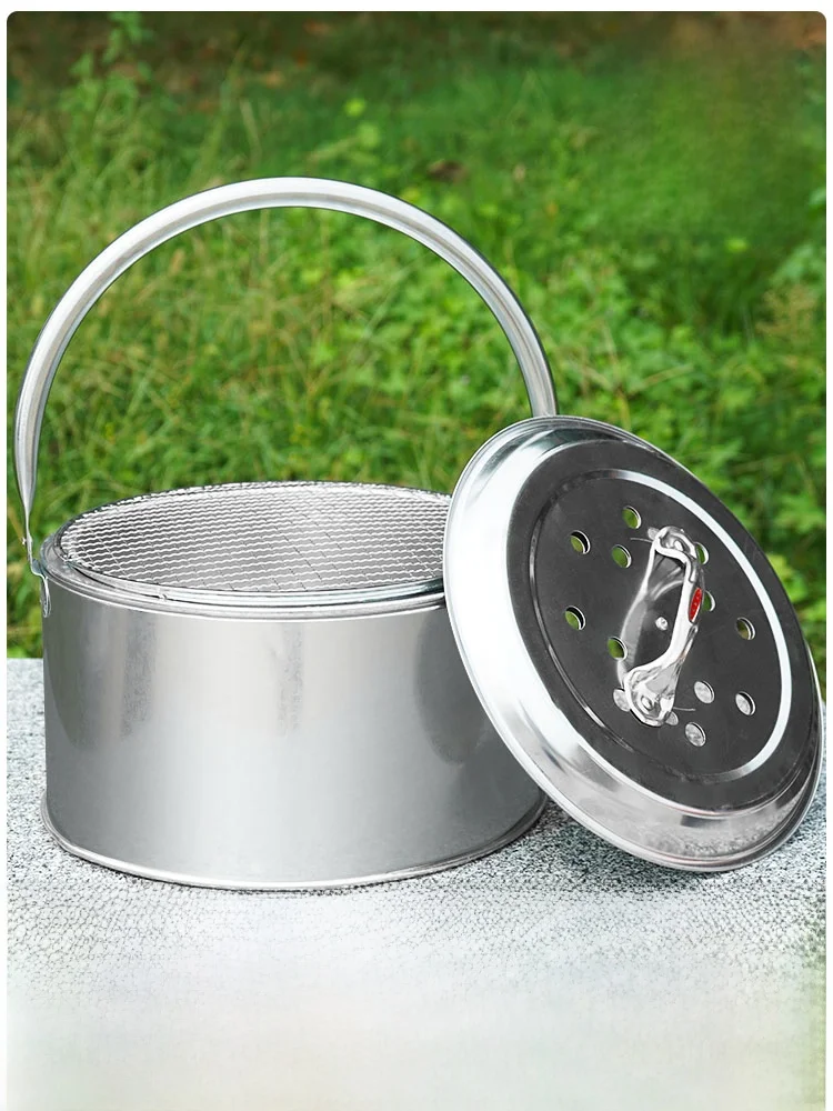 

Традиционный зимний очаг-печь для барбекю, дровяной/угольный мангал, угольная печь для использования в помещении и на улице, для кемпинга и путешествий