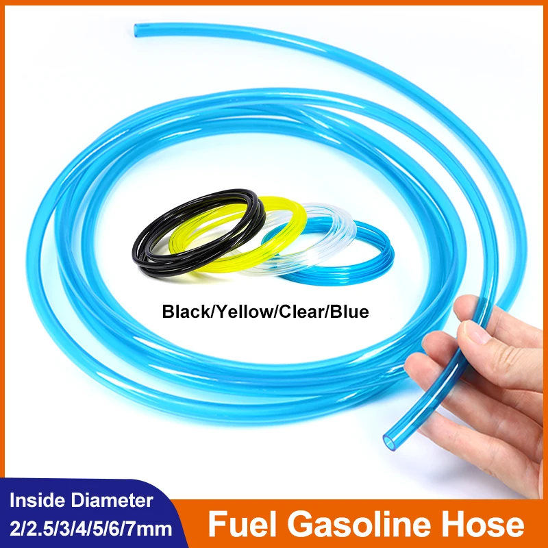 1~30M Fuel Hose IDxOD 2x3.5/2.5x5/3x5/3x6/4x6/5x8/6x8/7x10mm String Tube For Trimmer Chainsaw Blower Tool Oil Fuel Pipe