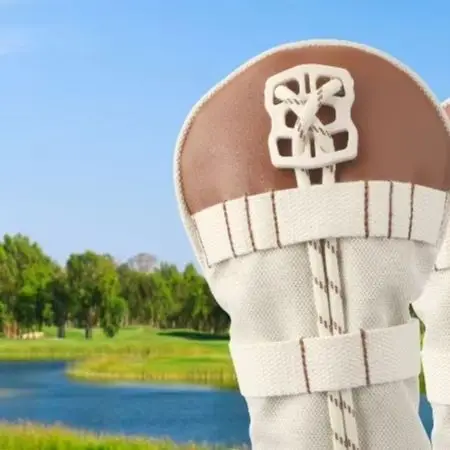Golf Club Headcovers Compatible with Driver 3W and Models Using Leather Oxford Composite for Durability and Fit