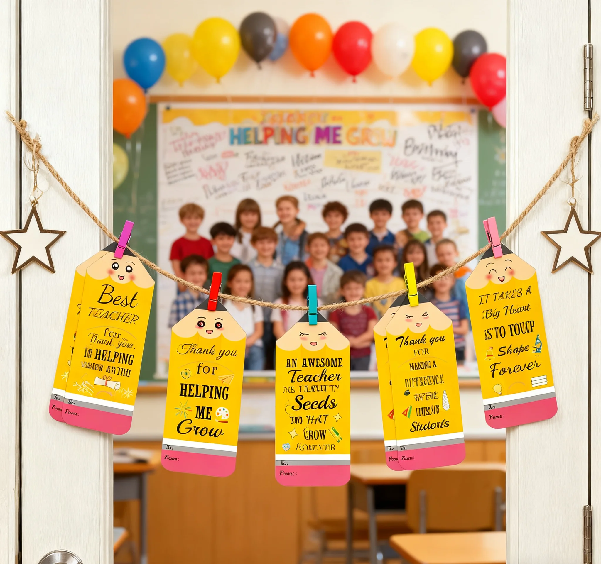 

Teacher Appreciation Gift Card Holders 24pcs Best Teacher Ever Card Graduation Teacher of The Year Thank You Cards