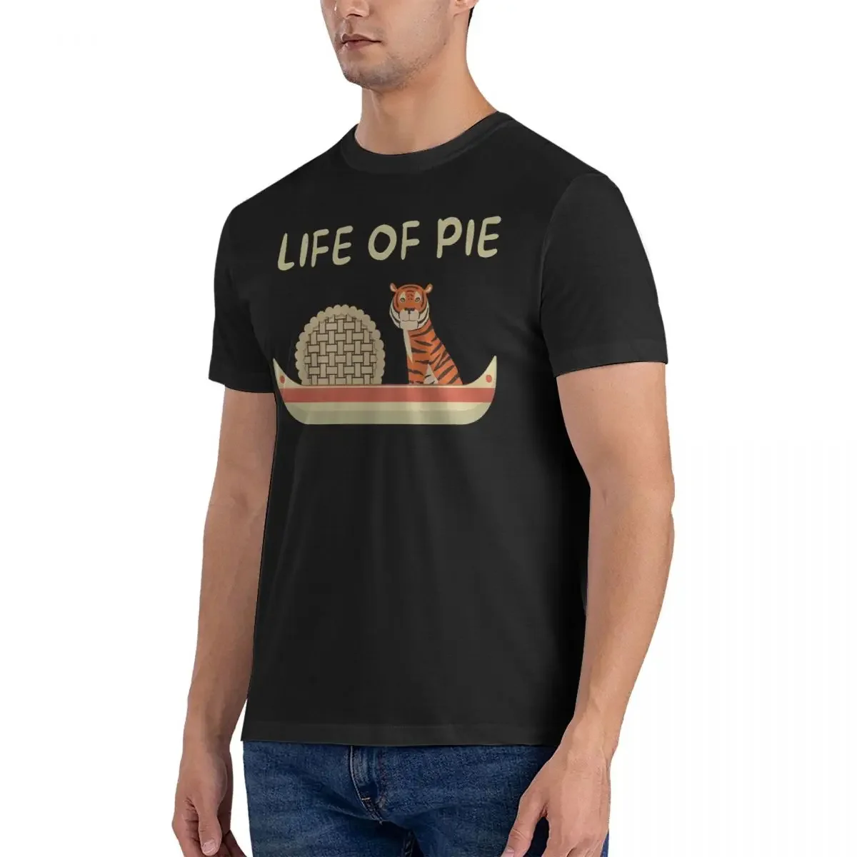 Thinking T-Shirts Men L-Life Of Pi Unique 100% Cotton Tee Shirt O Neck Short Sleeve T Shirt Summer Clothing