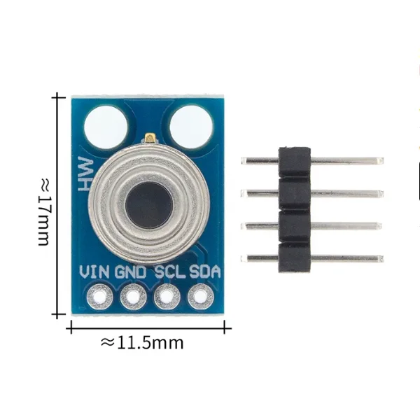 GY-906-BAA MLX90614 Infrared Temperature Sensor Module Non-Contact IIC Interface Compatible with Infrared Sensors