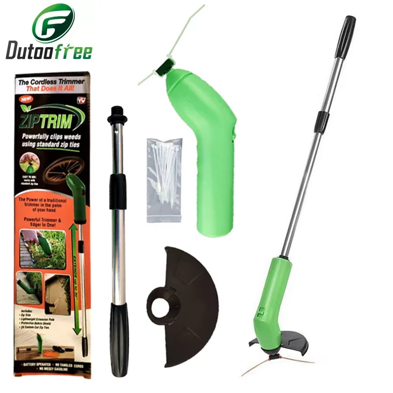 

New portable cordless small handheld household multifunctional garden electric lawn mower weeding tool