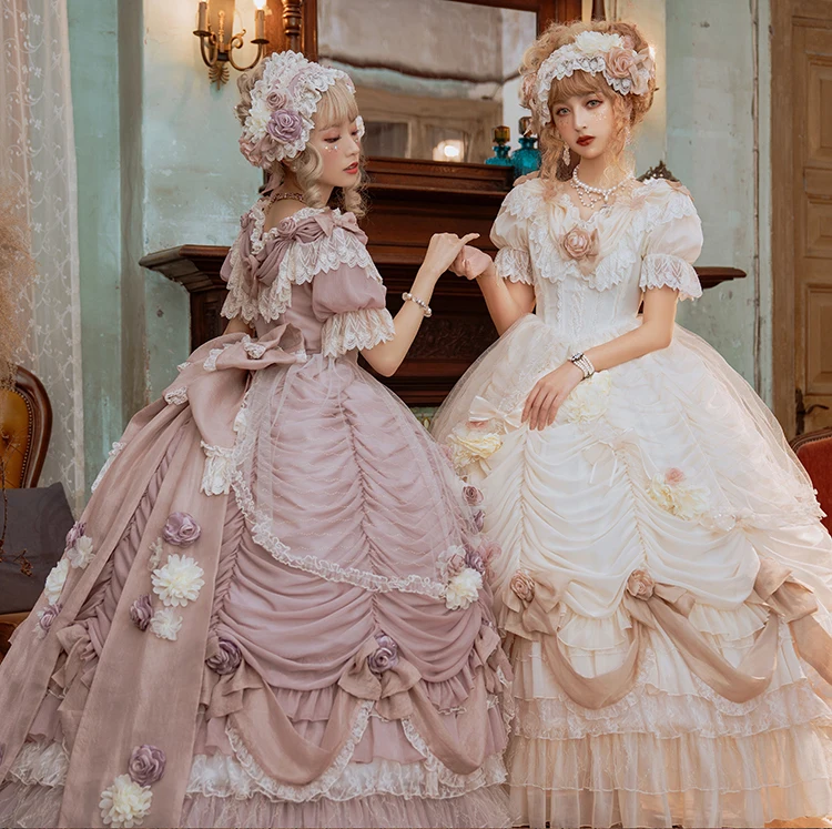 Henrietta Lolita◆ Your Majesty Rose ◆ Gorgeous Wedding Dress Tea Party by Henrietta-Pre-order