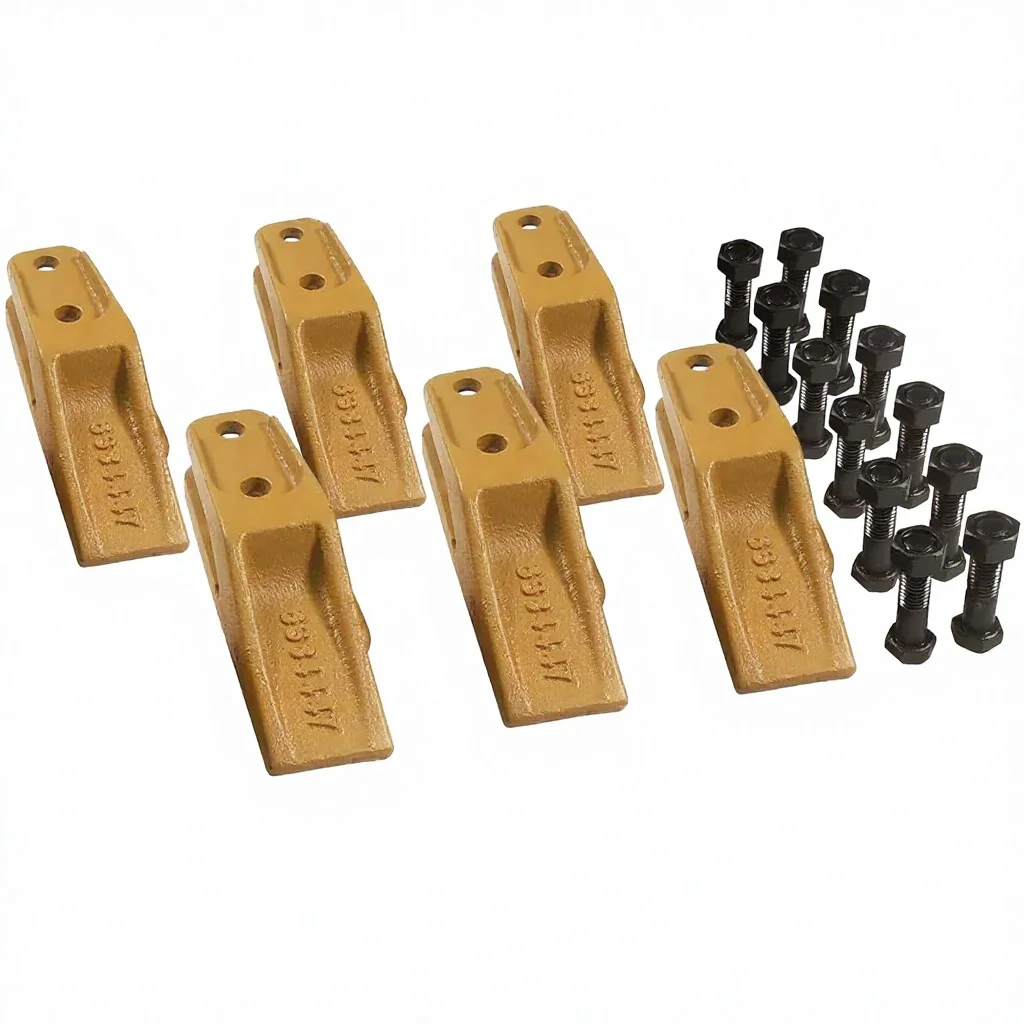 WEAR PARTS 6-Pack 6684447 Standard Bucket Trenching Teeth Skid Steer/Backhoe Mini Excavator Accessories 20 Ton Yellow 5+ Year