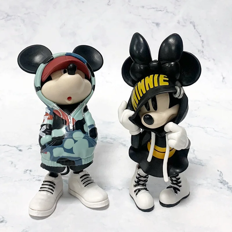 Animacja osobowości twórczej Disney Mickey i Minnie w stylu peryferyjnej bluzy ozdoby na biurko prezenty świąteczne dla par