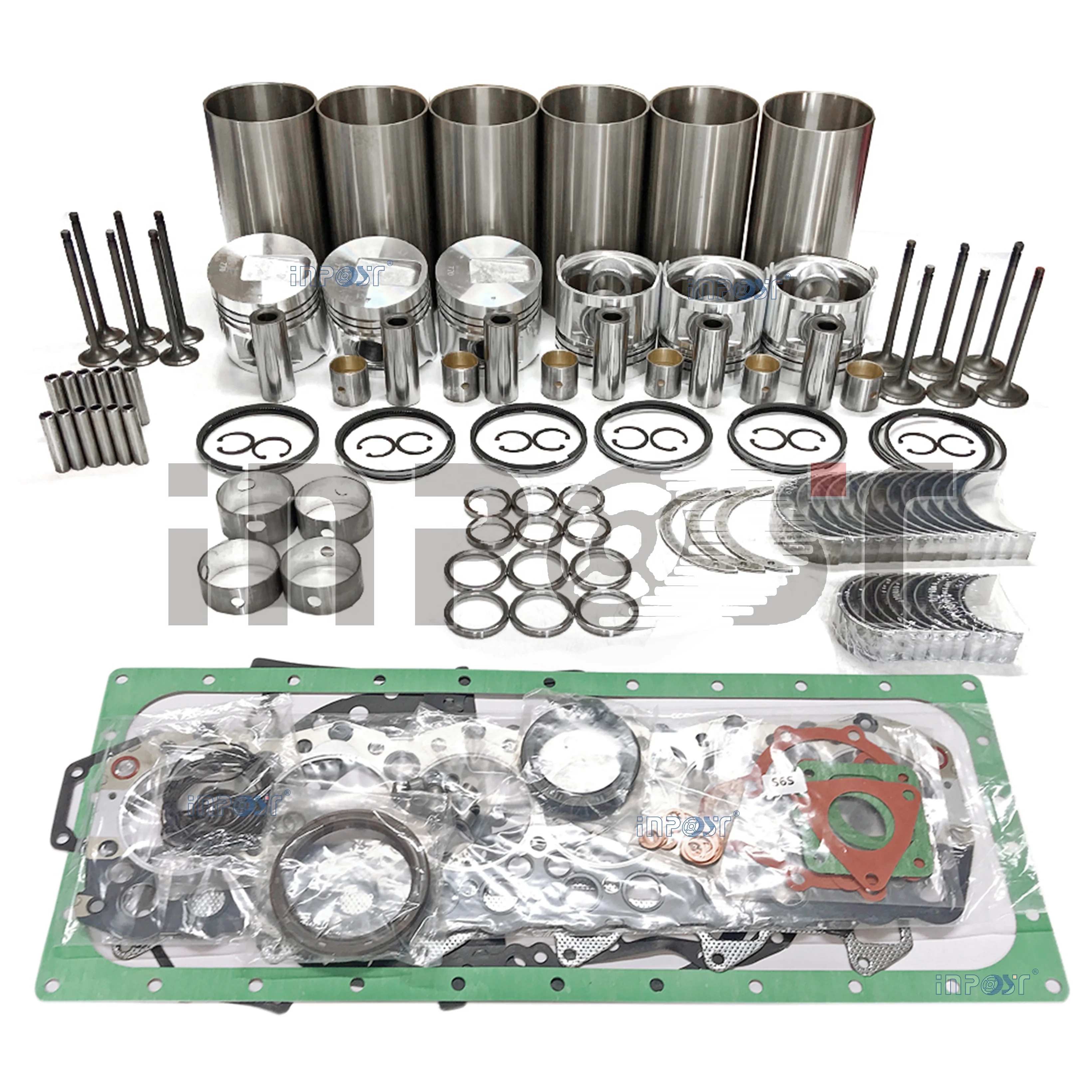 

In Stock Inpost for Mitsubishi S6S Engine Overhaul Rebuild Kit for TCM Komatsu Cater-pillar Forklift