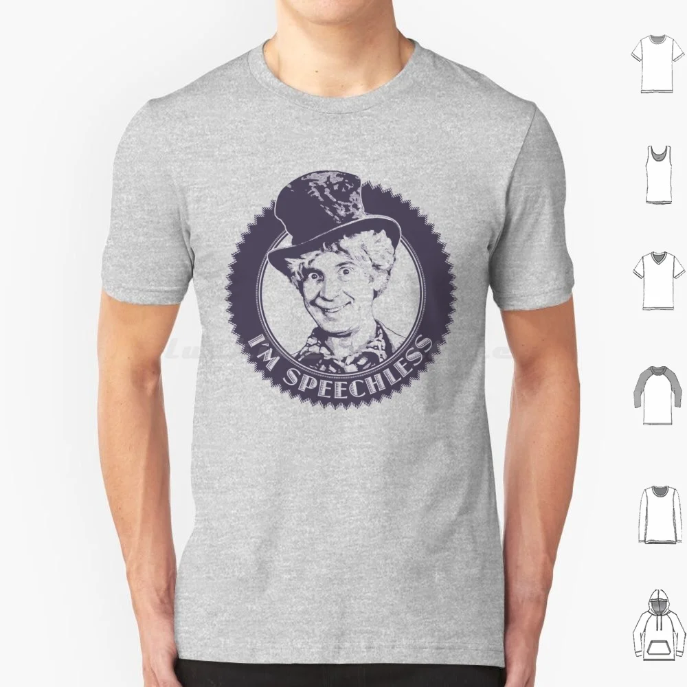 I'm Speechless T Shirt Cotton Men Women DIY Print Spruce Tavern Marx Brothers Groucho Harpo Chico Zeppo Duck Soup Freedonia