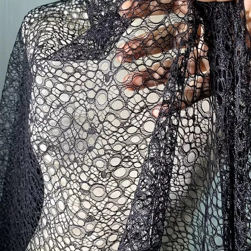 Hollowed Out Net Fabric Diy Material Creative Designer Arts Crafts Sewing Fabric Wholesale Cloth for By The Meter
