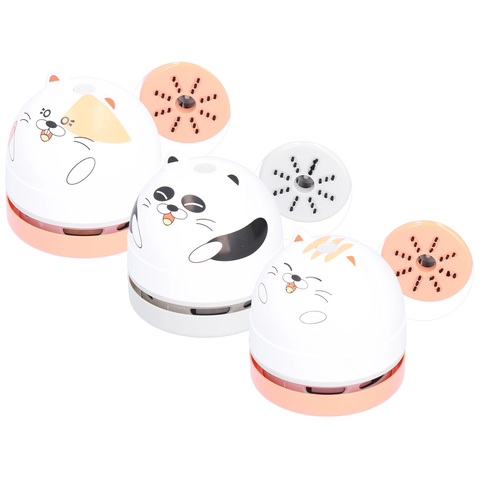 Aspiradora recogedor de polvo fuerte potencia de succión boquilla reemplazable de una tecla para escritorio para restos de alimentos para niños