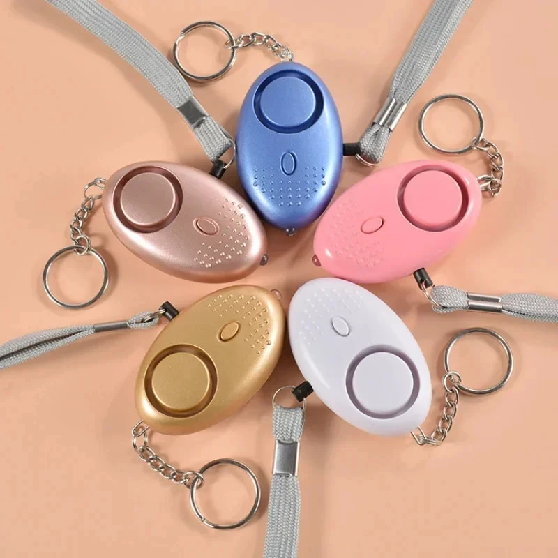 1/2pcs Self Defense Alarm Anti-wolf Girl Child Women Security Protect Alert Personal Safety Scream Loud Emergency Alarm Keychain