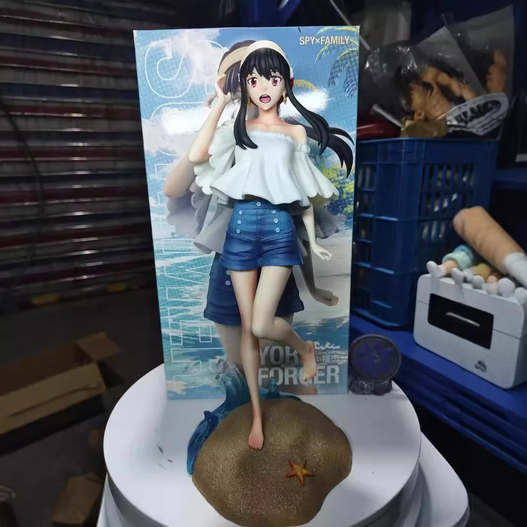 

Ania Spy House GK Beach Yorfogia чемодан ремесленная фигурка статуя аниме периферийная коллекция персонаж кукла подарочный набор