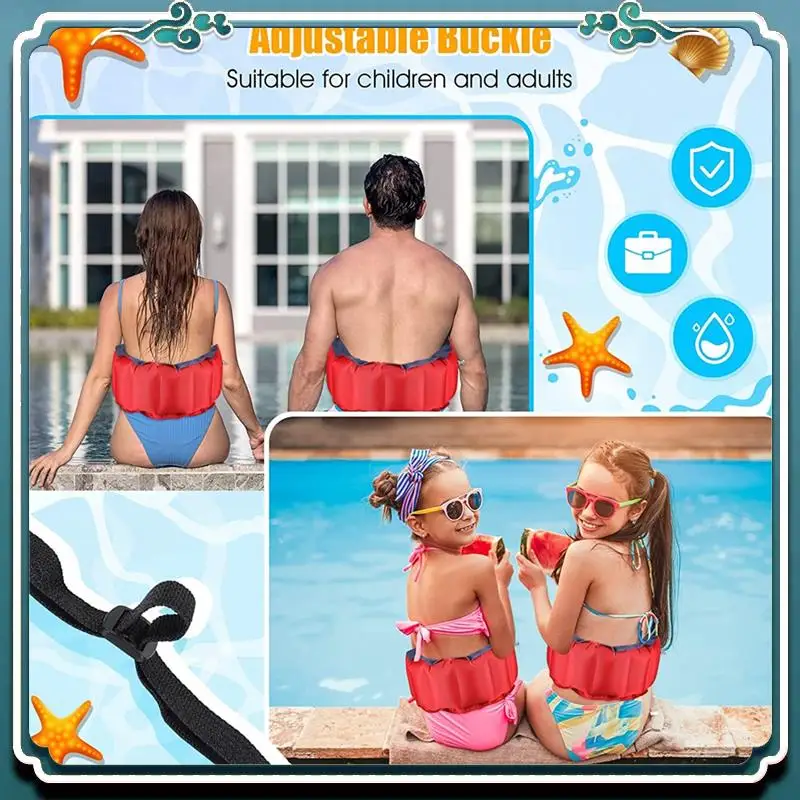 

Reliable Swim Belt Pool Flotation Belt Waist Floatation Belt For Adults Adjustable Floating Belt Swim Training Aid Waist Belt